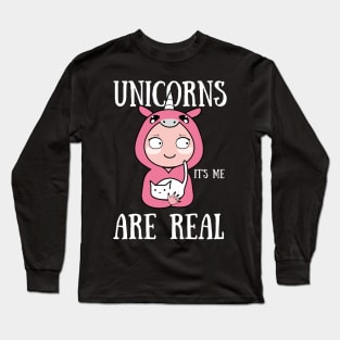 Unicorns are real Long Sleeve T-Shirt